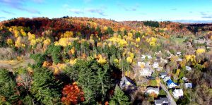 Burnside from an aerial view and the Gatineau Parks