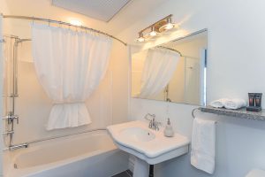 Our spacious and spotless washrooms are as good as they look